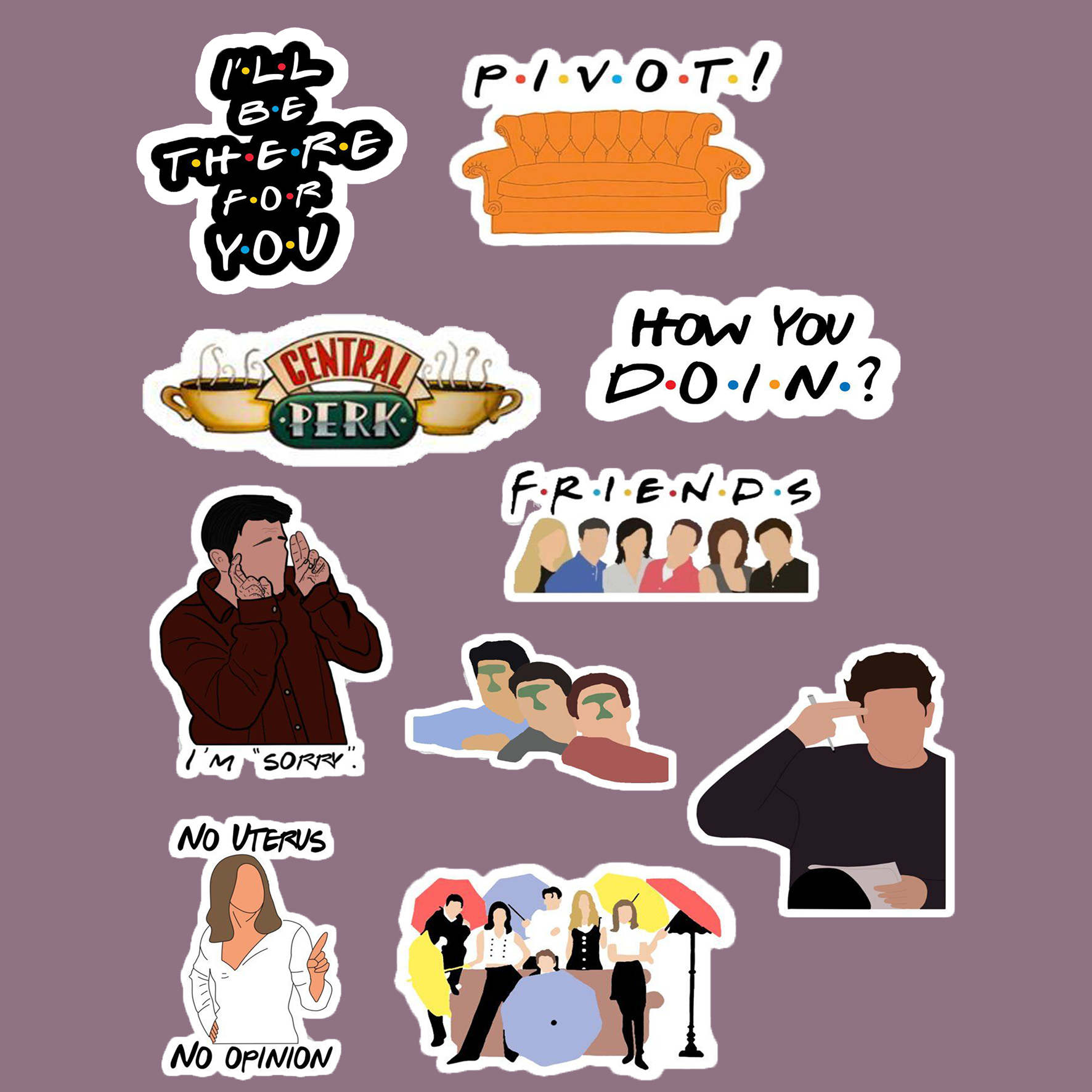 پک استیکر  فرندز 3