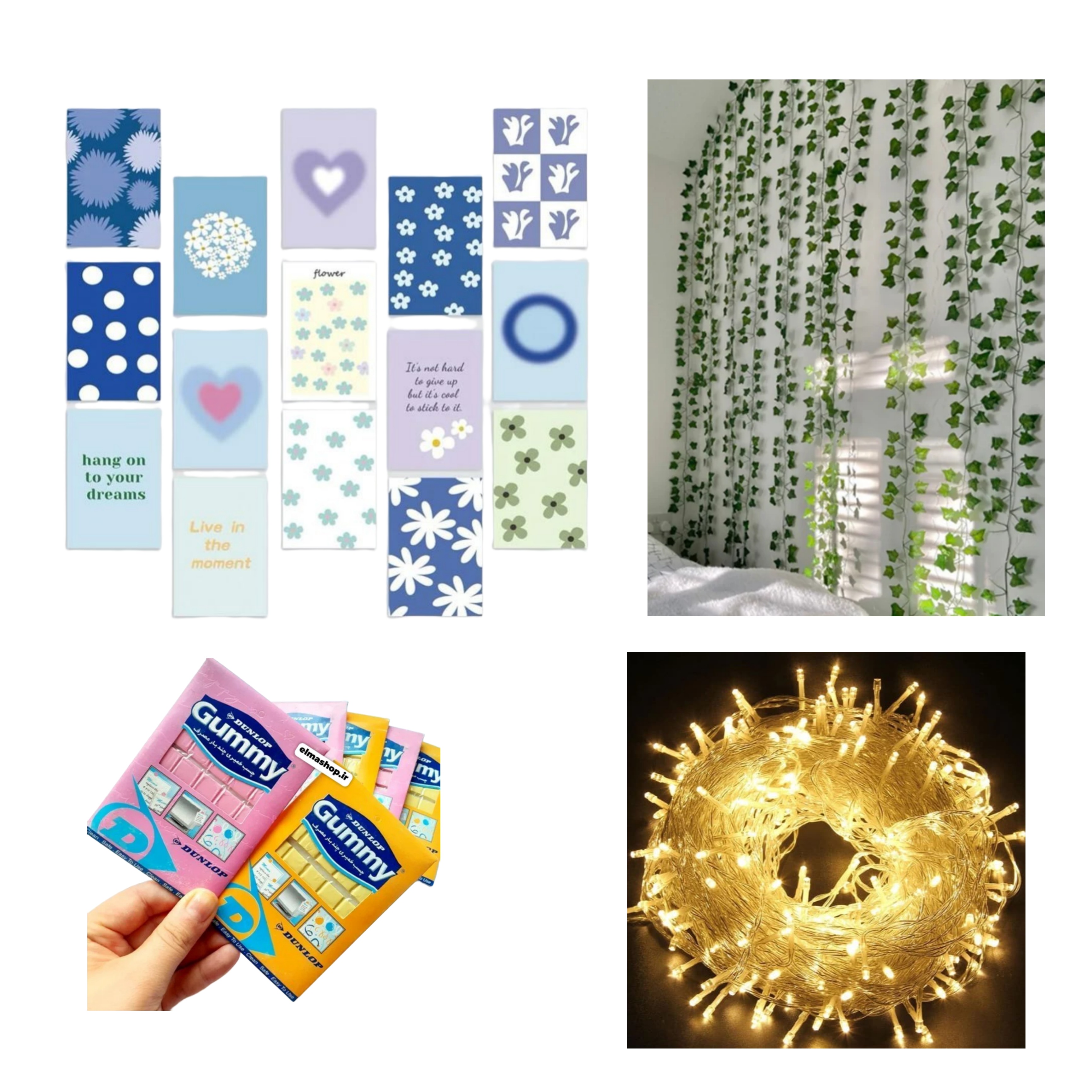 پک دیواری رنگ آبی 1