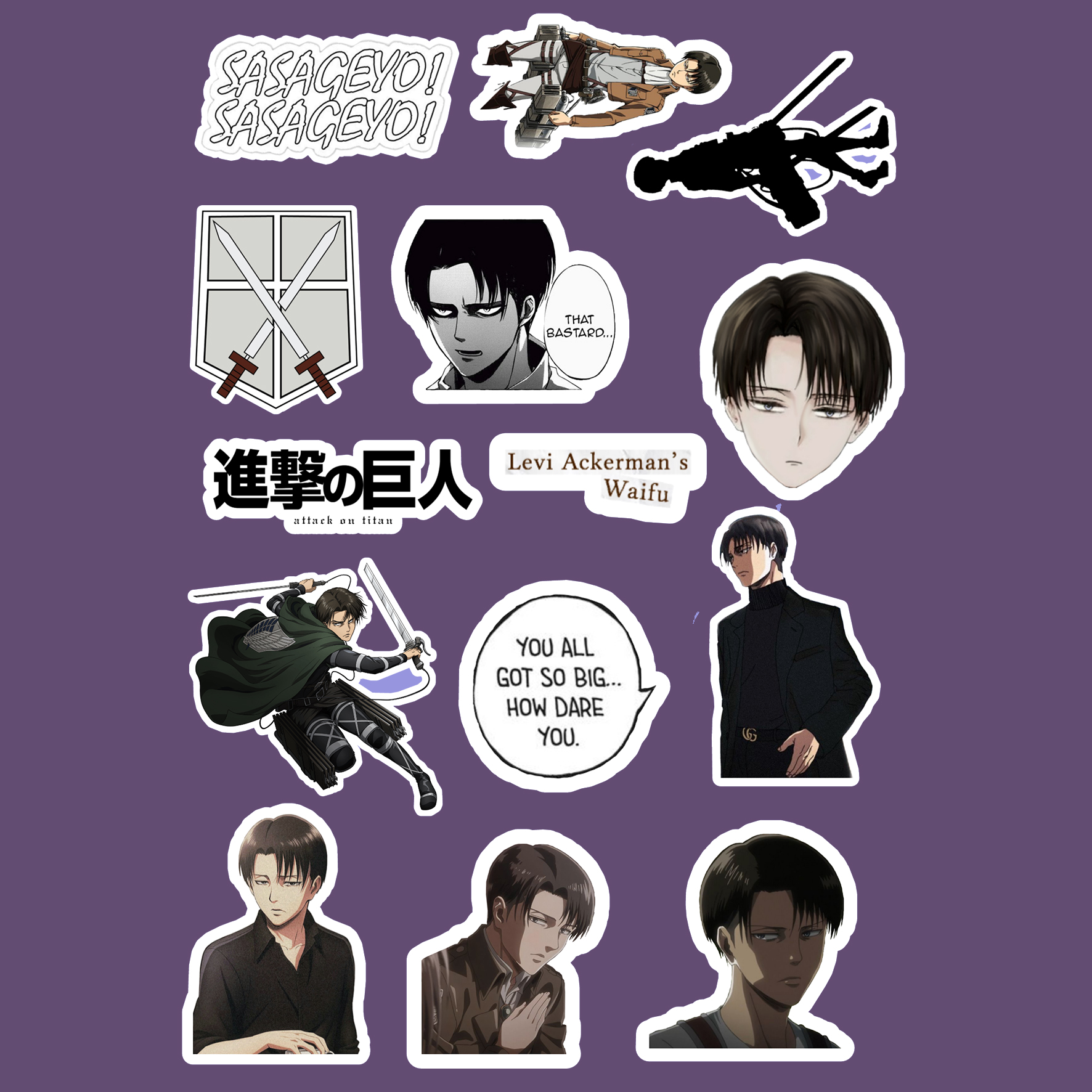 پک استیکر شماره 1104 انیمه