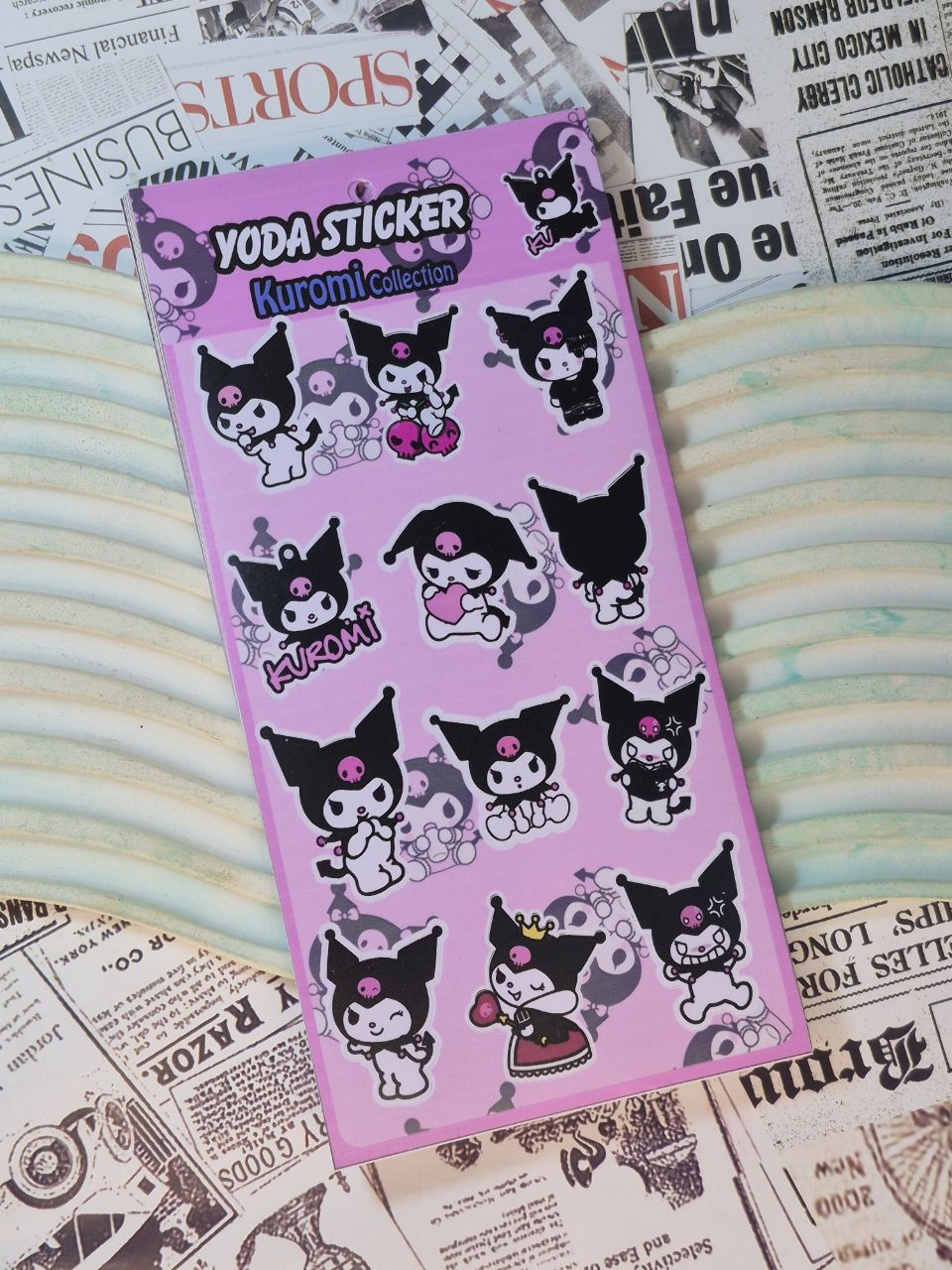 استیکر کرومی