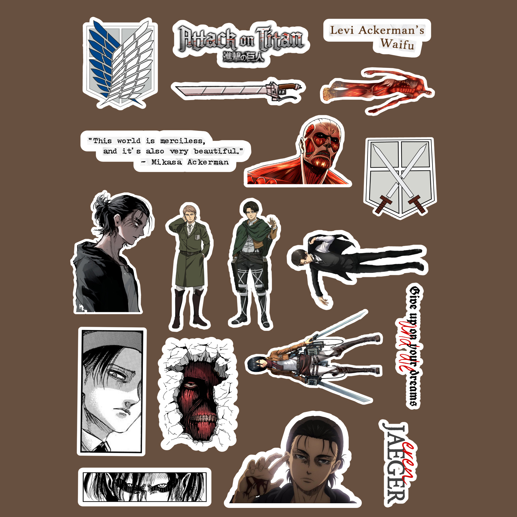 پک استیکر شماره 1111 انیمه