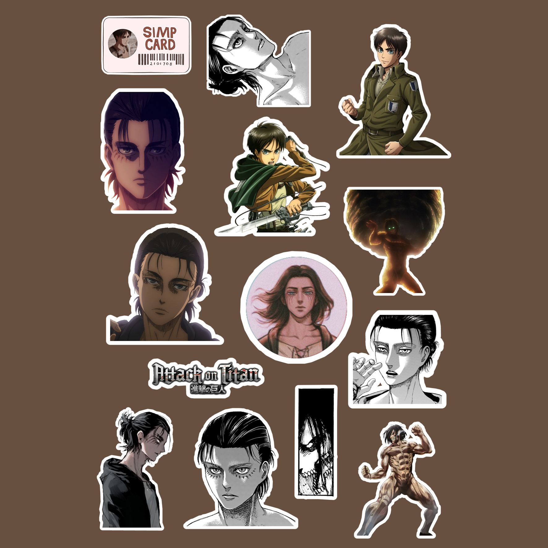 پک استیکر شماره 1110انیمه