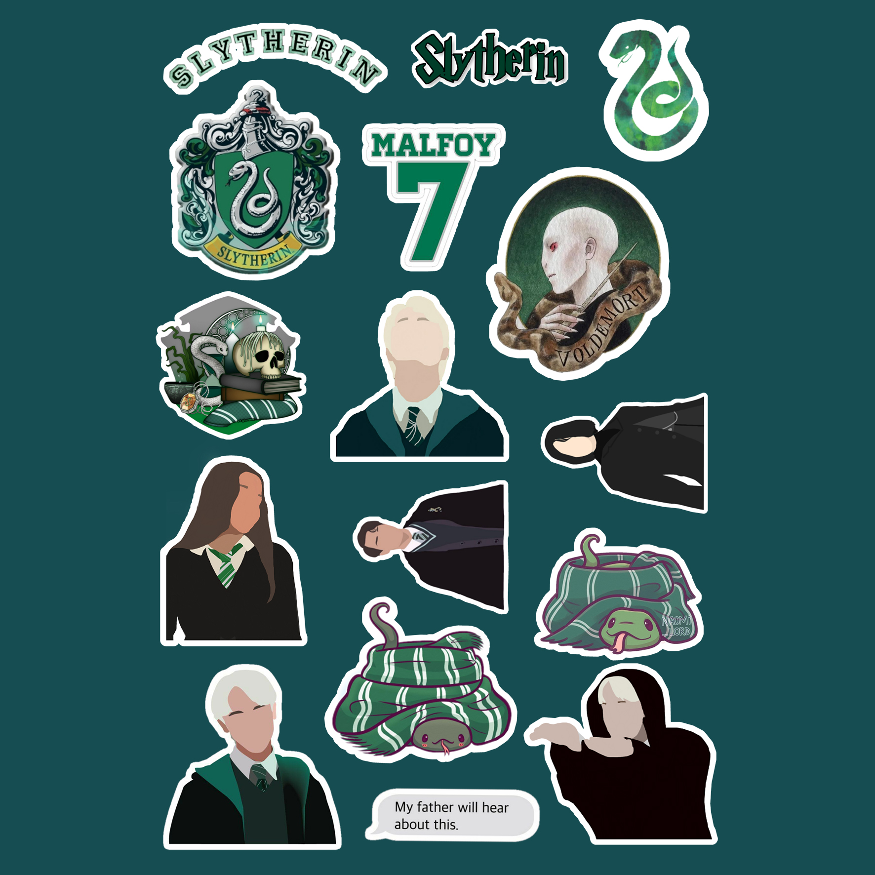 پک استیکر  هری پاتر 2