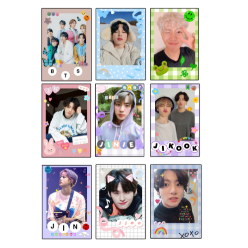 پک پلوراید استیکری 01  از گروه bts