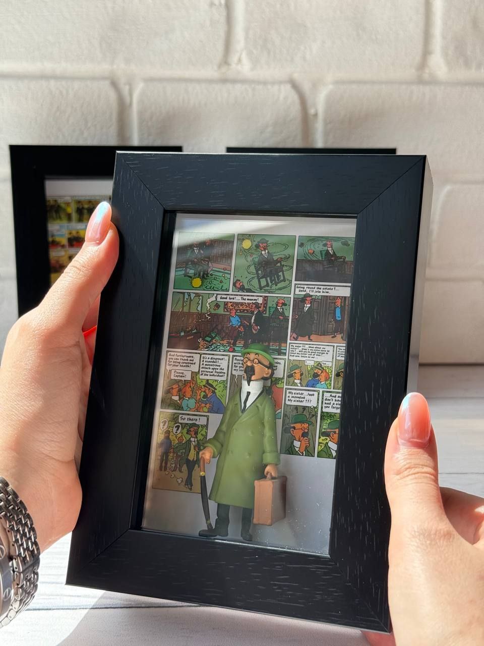 تابلو سه بعدی طرح تن تن فیگور دار