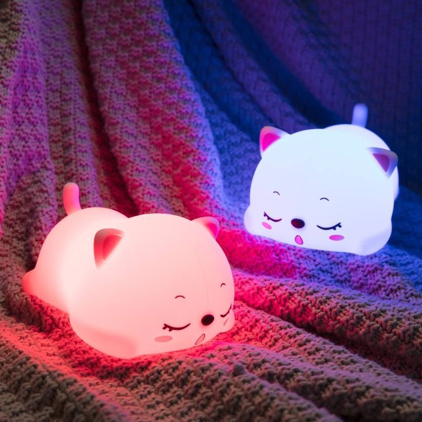 چراغ خواب سیلیکونی  گربه