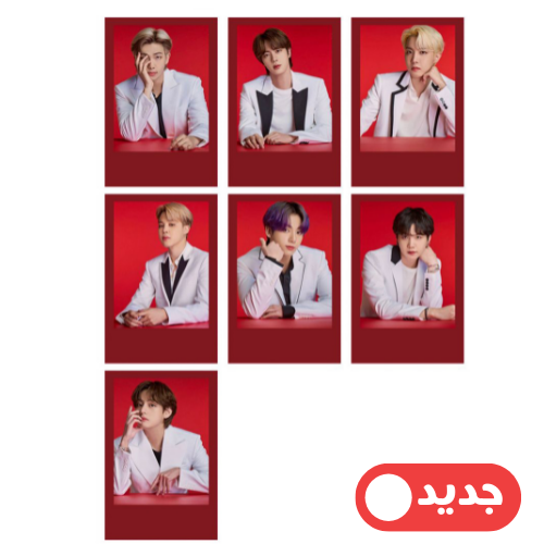 پک پلوراید زرشکی 01 از گروه  bts