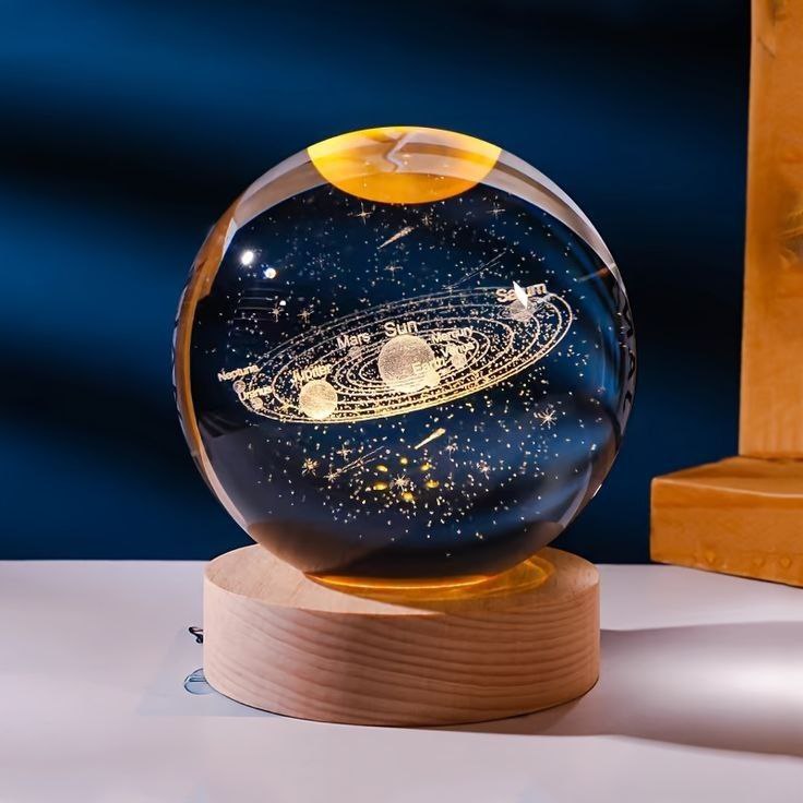 گوی کریستالی طرح  سیارات