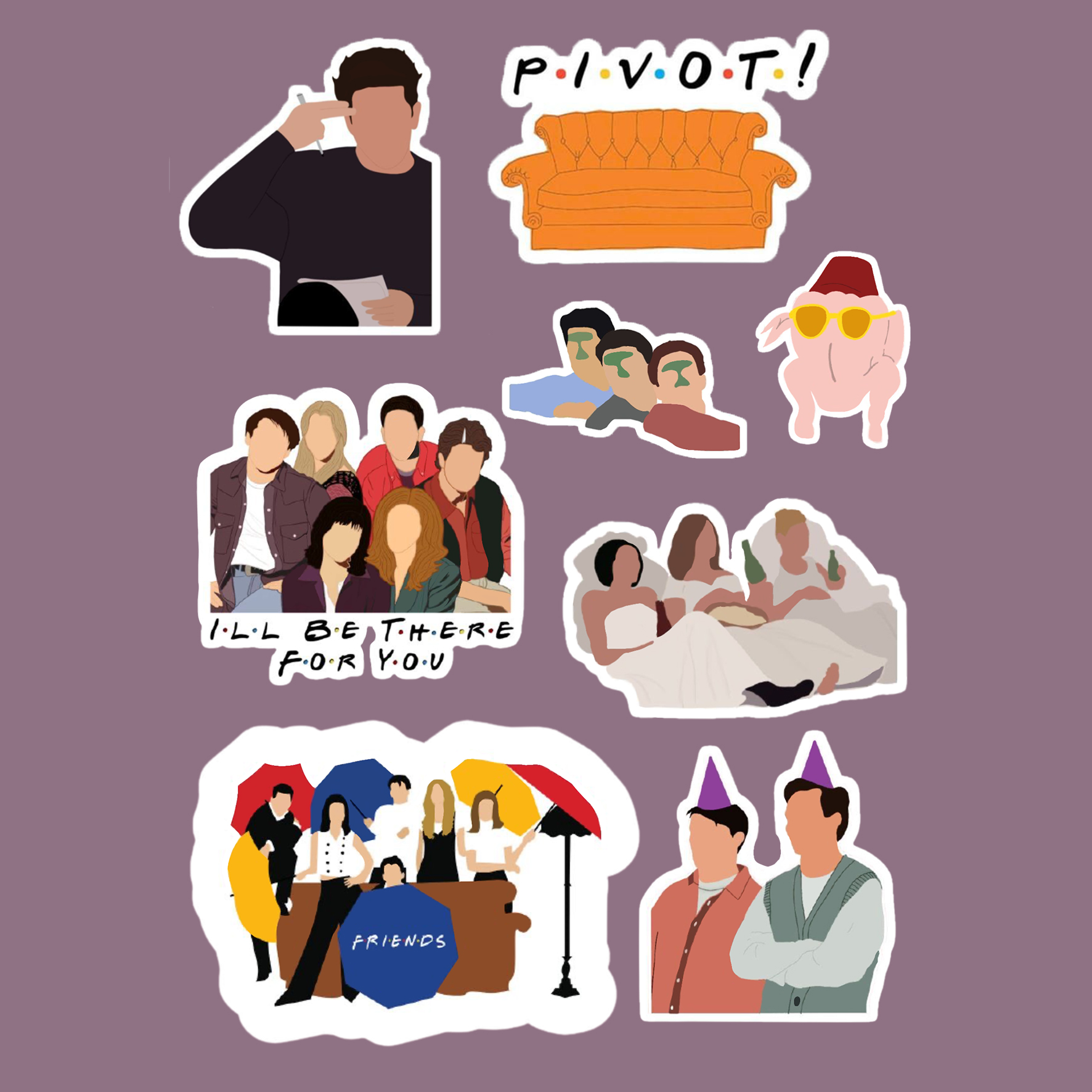 پک استیکر  فرندز 2