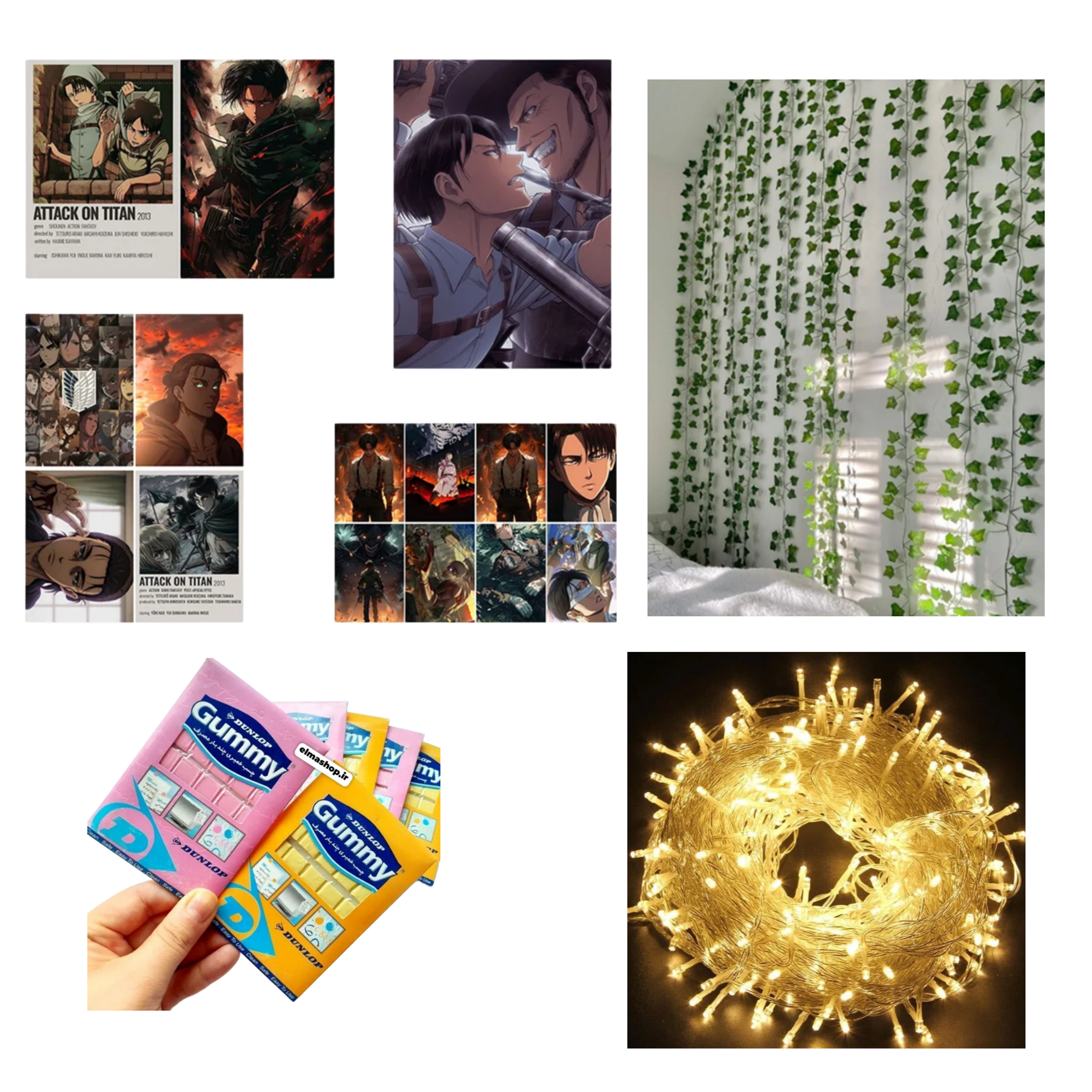 پک دیواری انیمه اتک آن تایتان