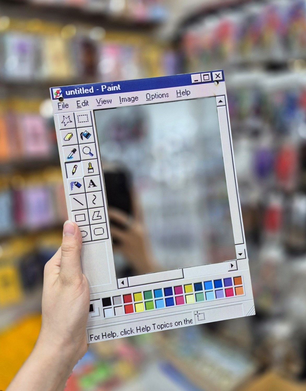 آیینه پینترستی طرح پینت paint