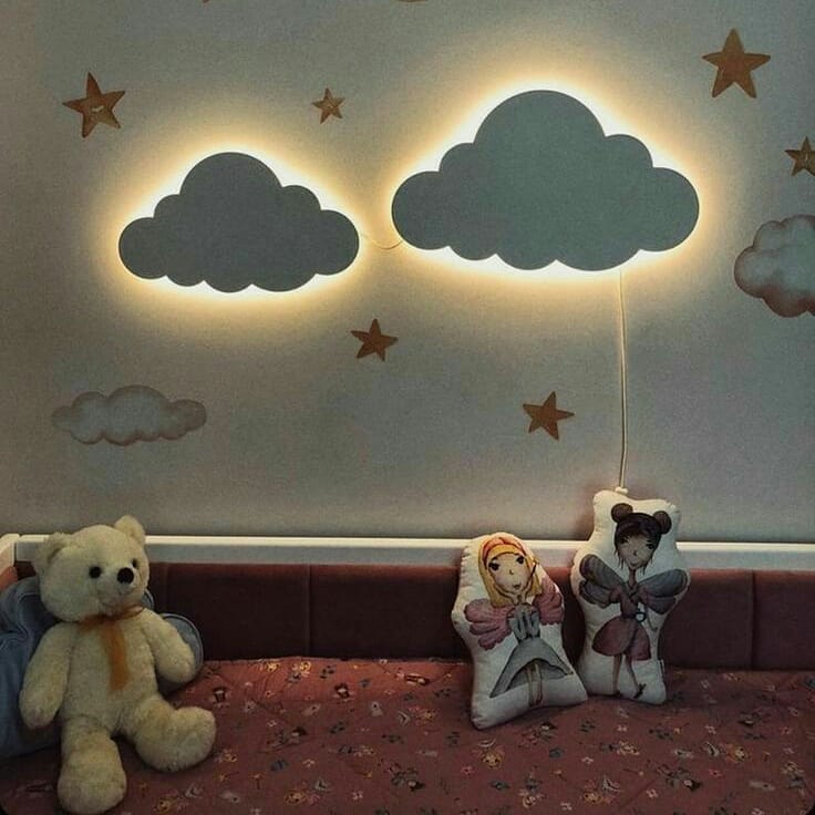 ابر نئونی چوبی