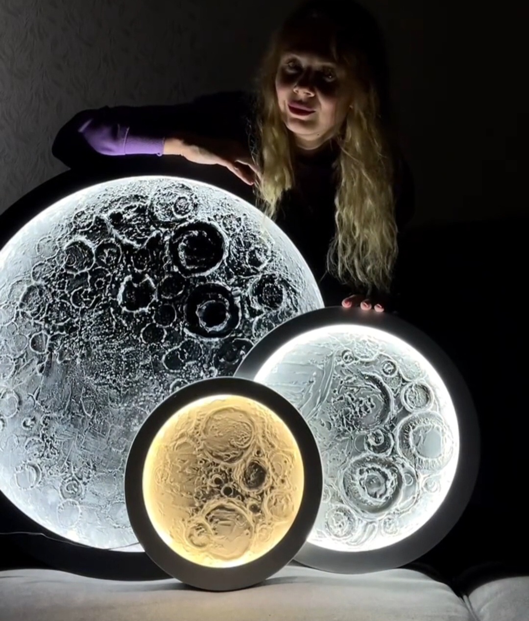 آیینه ماه کامل نوری